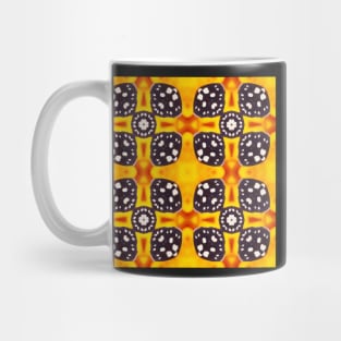 Orange and Black Monarch Butterfly Pattern 14 Mug